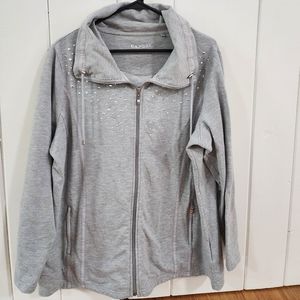 Canada by C&A Gray Zip Up Sweatshirt XL